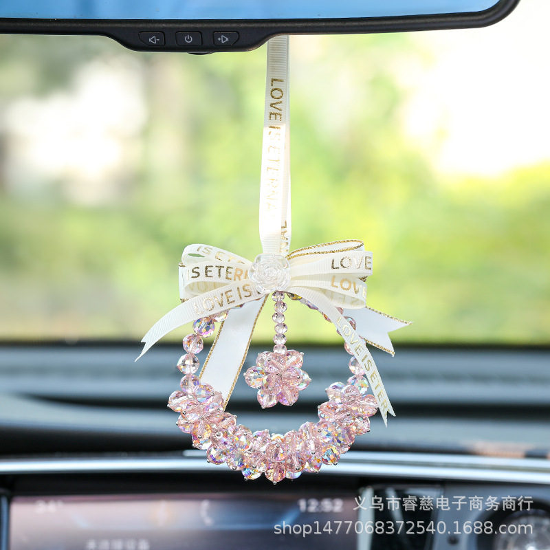 Car pendant girls' car interior ornaments new style car interior accessories Internet celebrity rearview mirror pendant car hanging