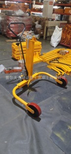 All kinds of manual hydraulic oil barrel handling truck stacker turning over truck