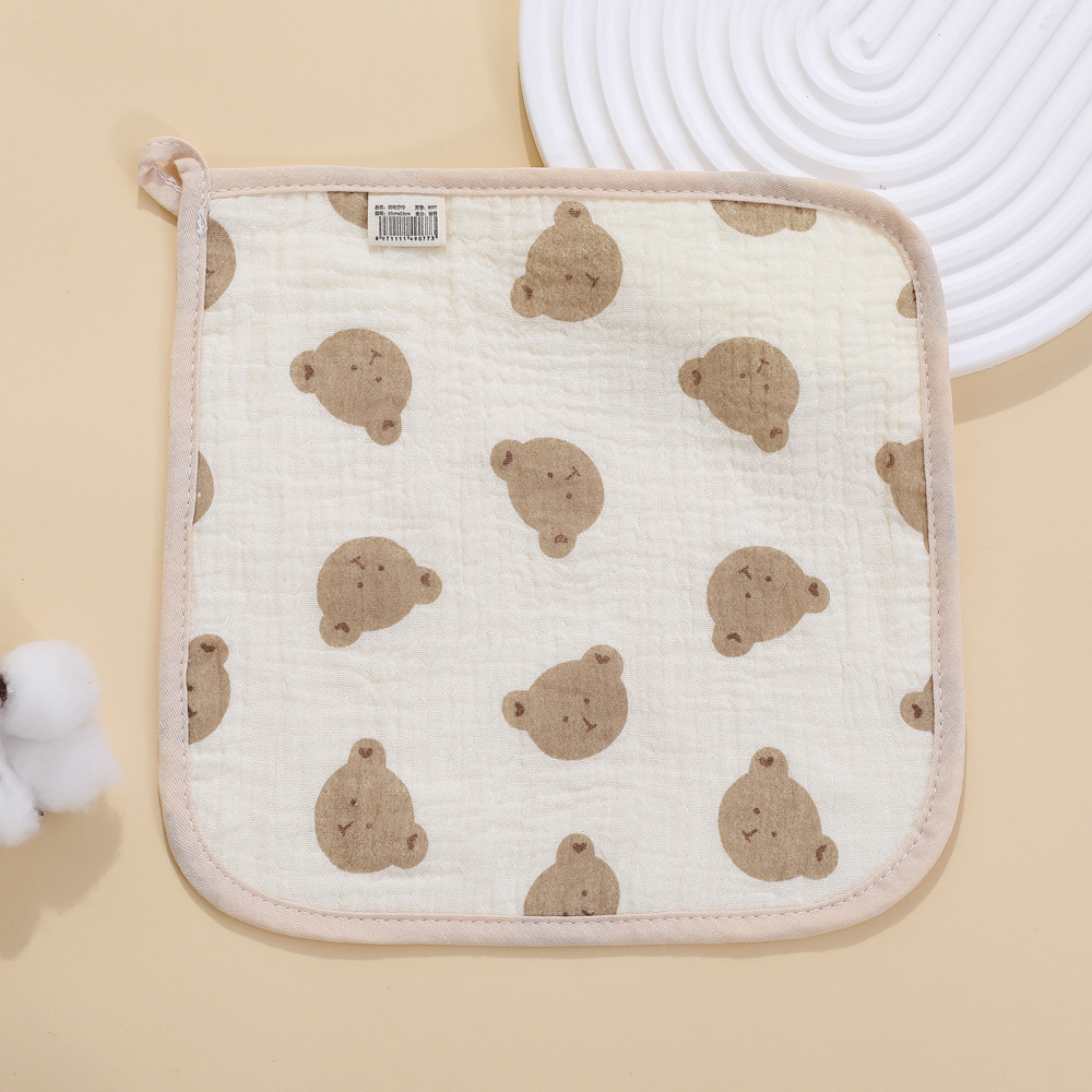 Serviette de visage bébé ultra-douce quatre couches_voghion.com
