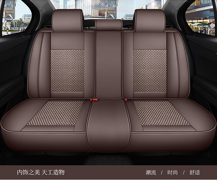 23 new all-inclusive Napa leather Four Seasons universal car seat cushion entity foreign trade export Amazon one-piece delivery