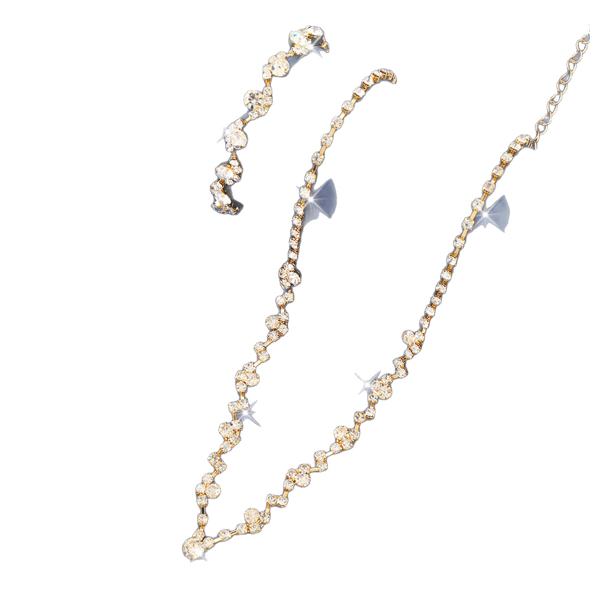 Parure bijoux mariage élégante avec perles et strass_voghion.com