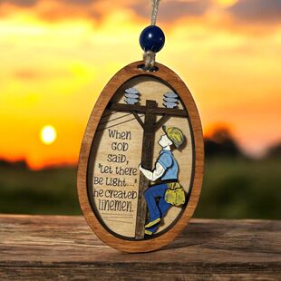Cross-border New Wooden Pendant God Created Wooden Crafts Christmas Tree Pendant Pendant A21