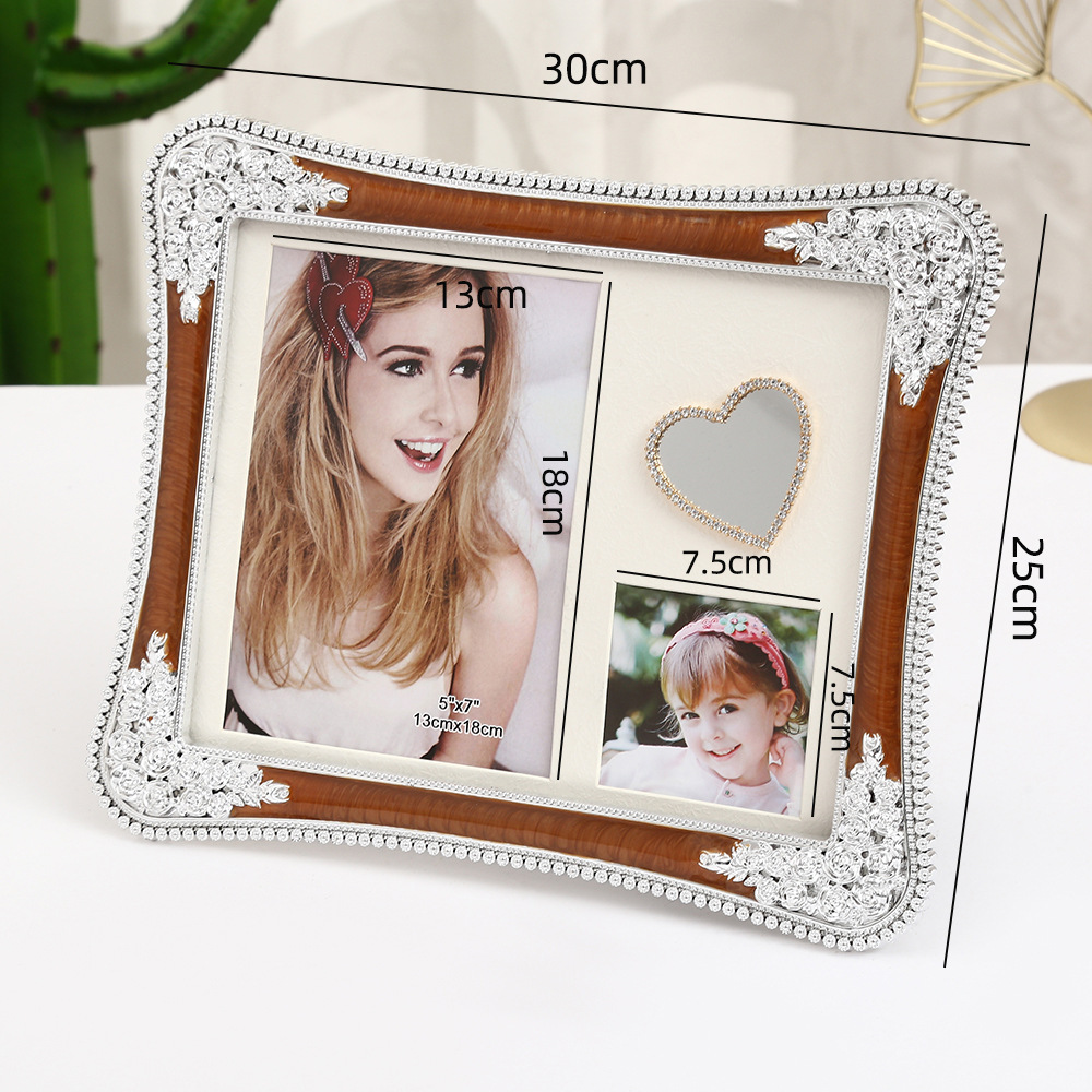 실버 커피 7 인치 + 3 인치 + 거울