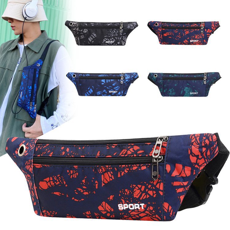 New waist bag women's fashion new all-match Mini small bag close-fitting mobile phone bag running sports cashier small waist bag
