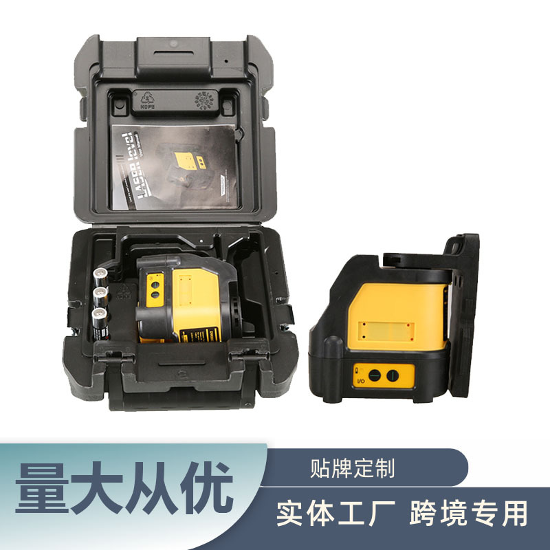 2线绿光360旋转投线仪小型便携式室内外自动调平十字激光水平仪