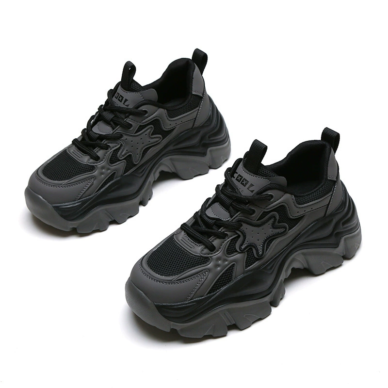 Sports shoes, breathable universal footwear for leisure platform, Korean style