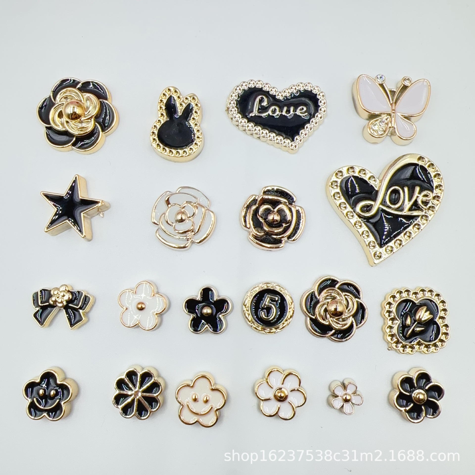 Corea del Sur Xiaofangfengdiy accesorios de joyería goteando aceite camellia amor parche de resina de zapatos de caja de teléfono móvil piezas de decoración de flores