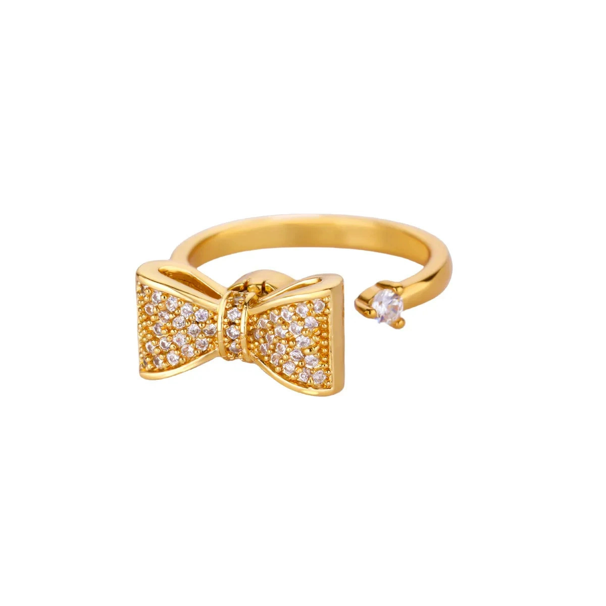 Ring, Amazon, diamond encrusted, 18 carat, flowered