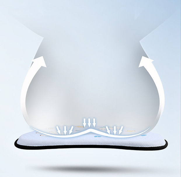 Summer Honeycomb Gel Car Seat Cushion Office Ice Silk Seat Cushion Cartoon Fat Cushion Gel Breathable Seat Cool Cushion