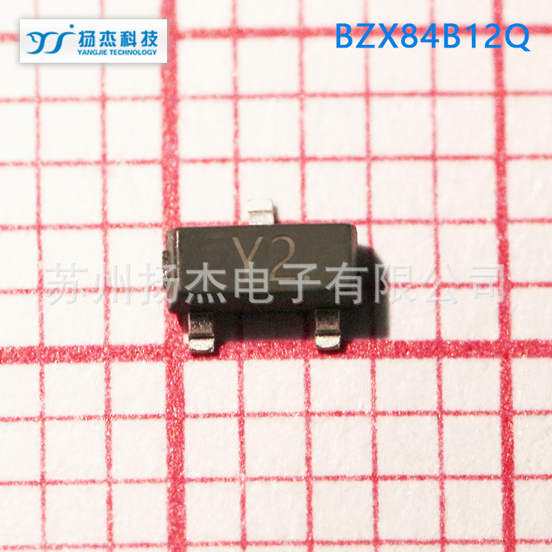 【扬杰稳压管】YJ扬杰SMALLSIGNALZENERDIODE稳压管BZX84B12Q