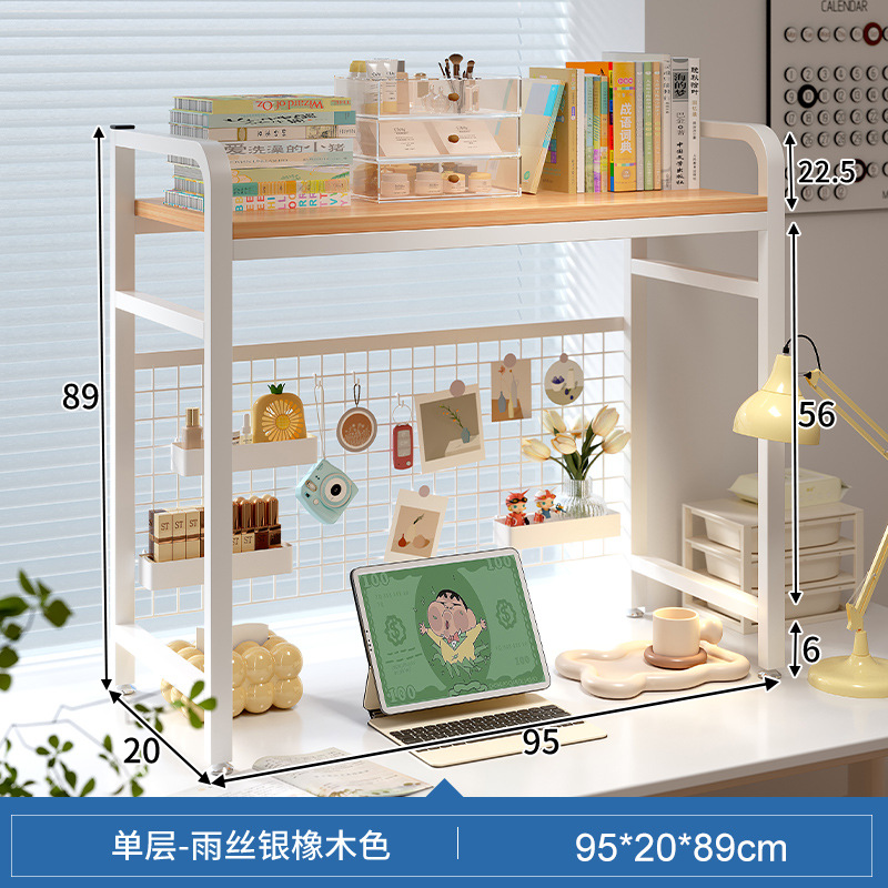 INS estilo agujero tablero de escritorio estante de almacenamiento estantería de múltiples capas estudiante dormitorio escritorio de la computadora escritorio estante de escritorio