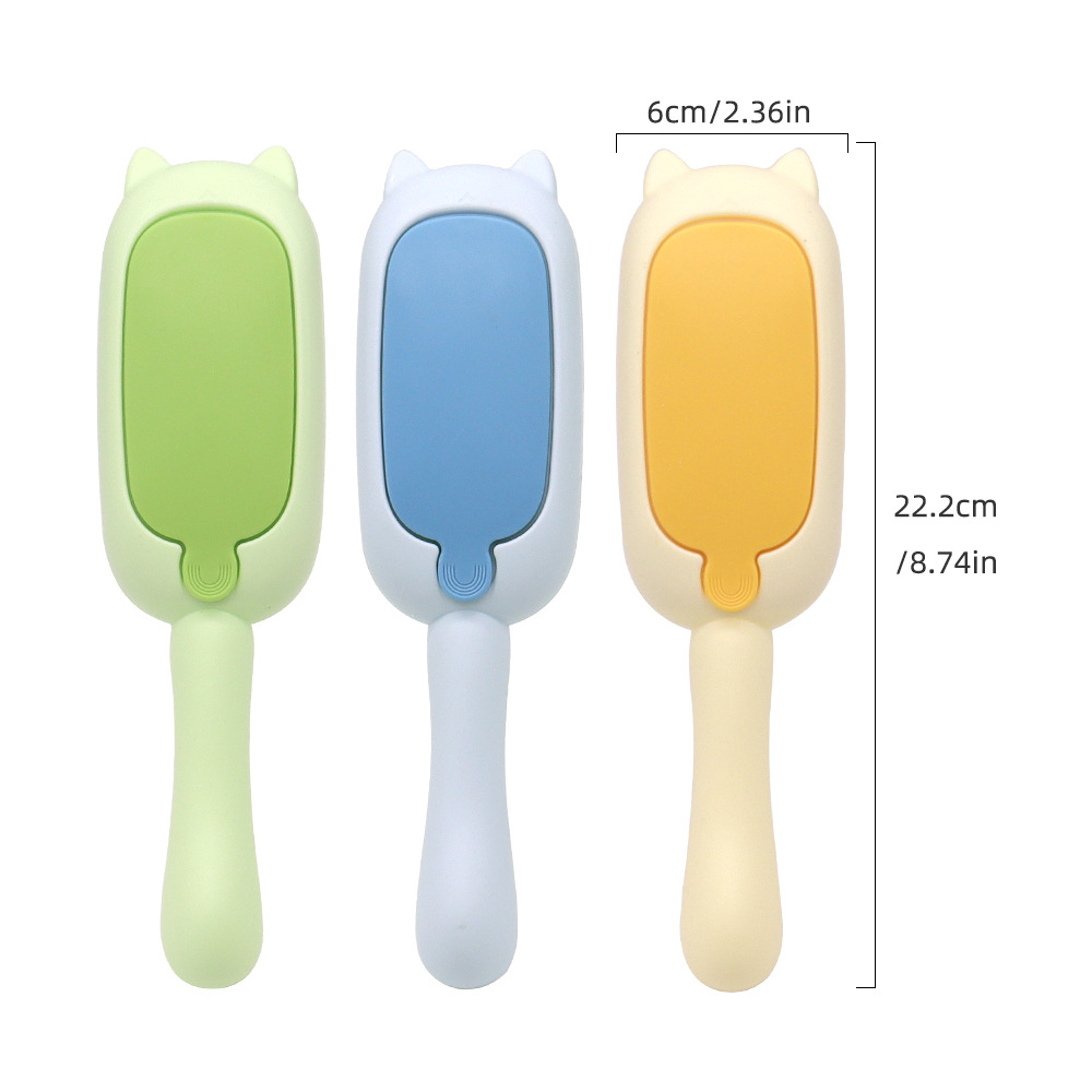 Rodillo, depilación para mascotas, cepillo de eliminación de pelo electrostático, cepillo de pelo de gato, artefacto, ropa, sábanas, cepillo de raspado, limpiador de pelo de perro