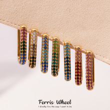 Ħ���� �羳�¿��ɫ5A�ʯ����U�Ͷ��۶�Ȧ ����ֶ�18k�𲻵�ɫ