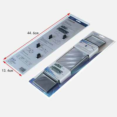 Interior rearview mirror wide-angle large-field-of-view rearview mirror car interior reversing auxiliary mirror anti-glare rearview mirror (Large field of view rear view auxiliary mirror) - shunwei-three-fold-curved-rearview-mirror