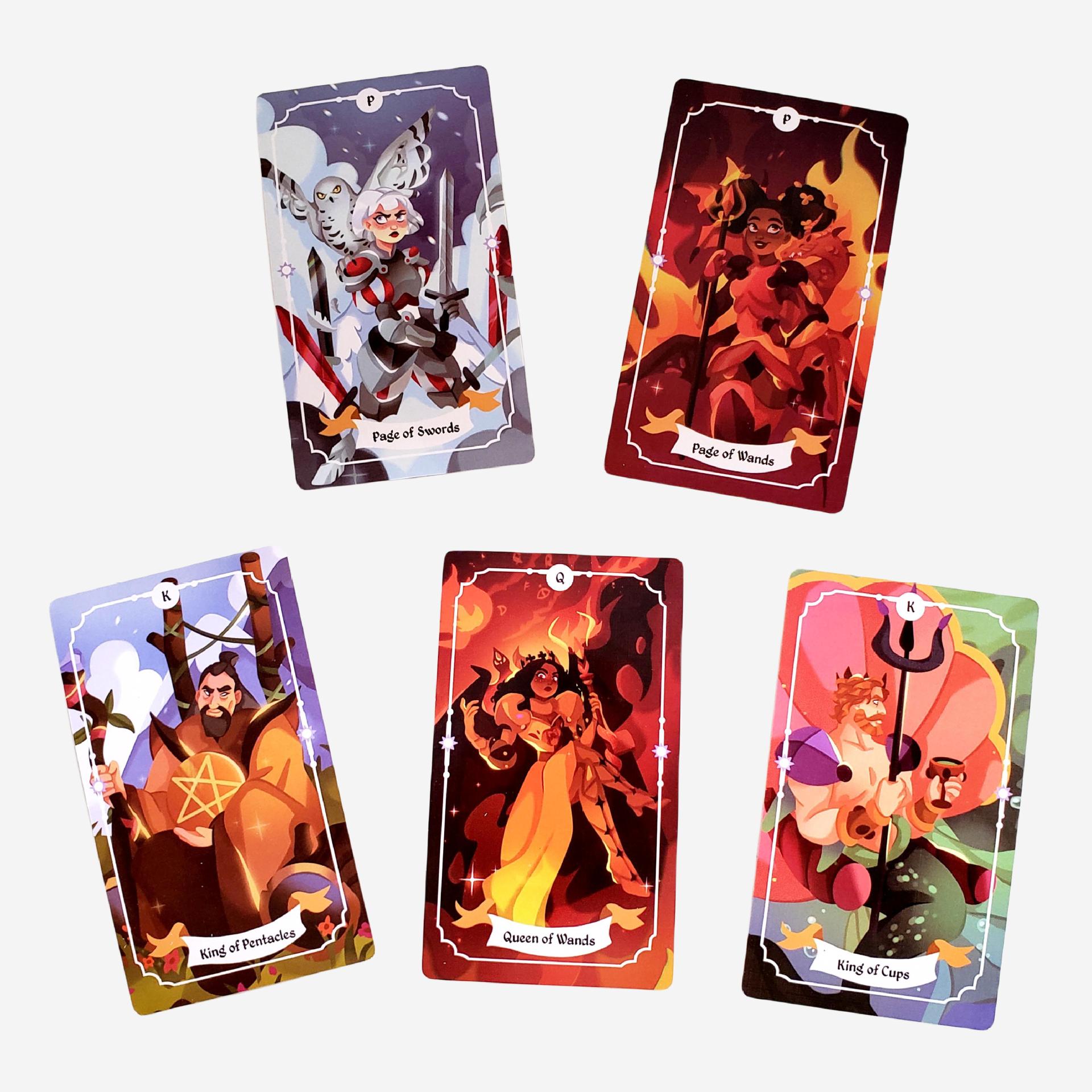 Witchy Magic Tarot Board Game Cards For Party Games Collection_voghion.com