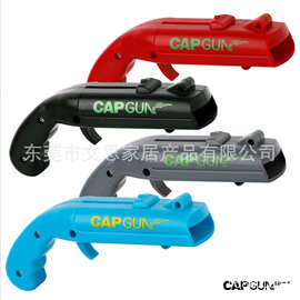 正品ABS网红CAP GUN手枪弹射开瓶器可发射瓶盖多功能啤酒起子