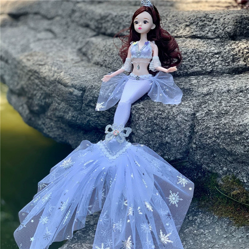Doll Yau Tail Mermaid, 45 cm, 11 movable joints, removable clothes