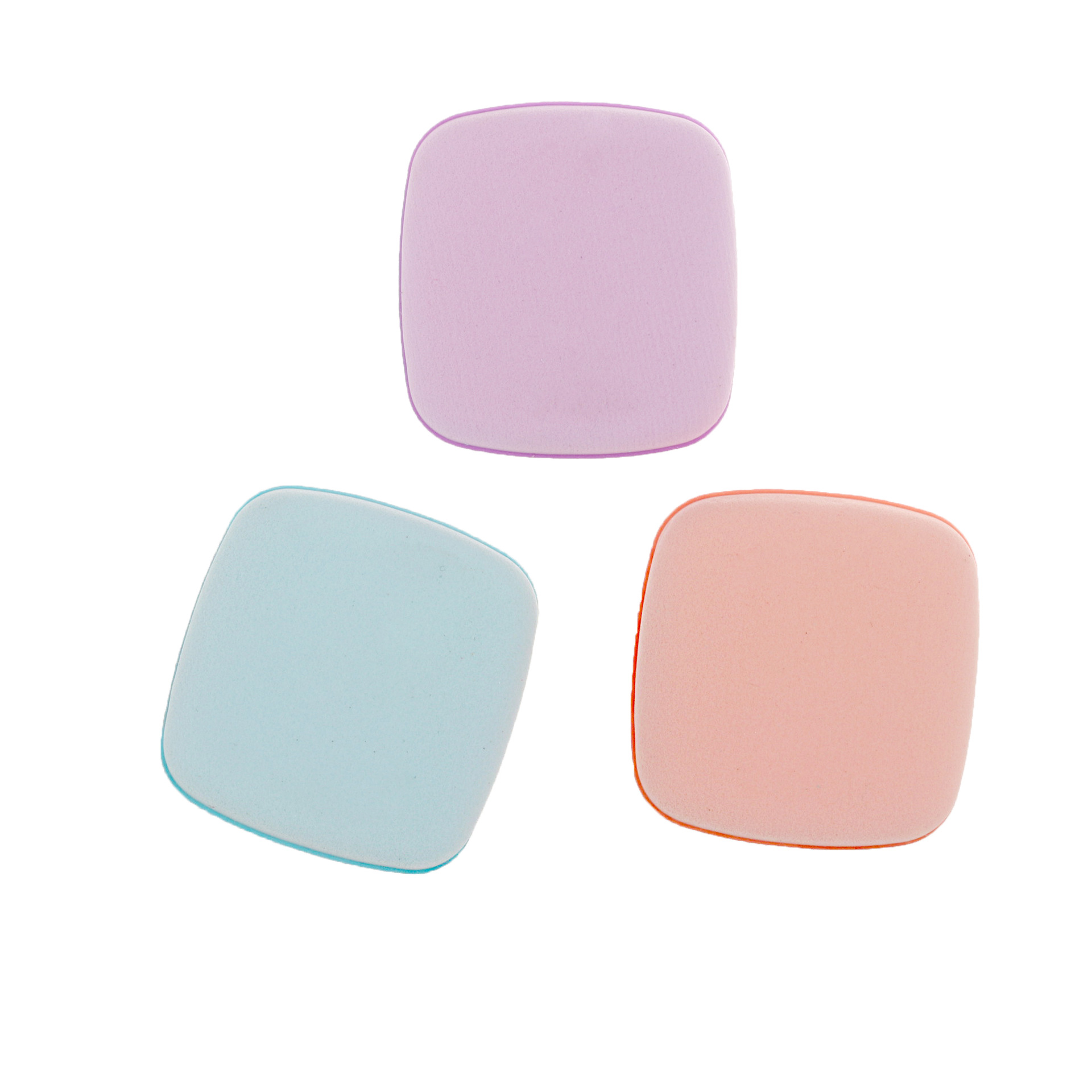 Polvo de dedo transfronterizo almohadilla de aire herramientas de maquillaje no látex esponja de maquillaje dedos mini doble cara pulgar polvo