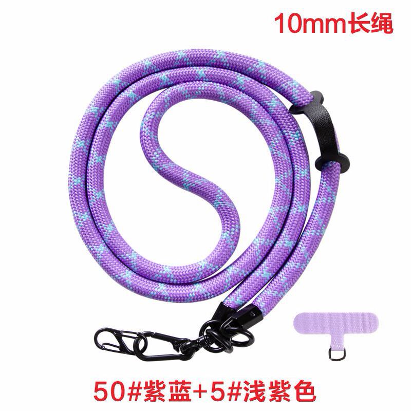 携帯電話のストラップの斜め掛けの10mmの首掛けの太い編みの携帯電話のストラップの多機能の斜め掛けのストラップのポリエステルの携帯電話のストラップ|undefined