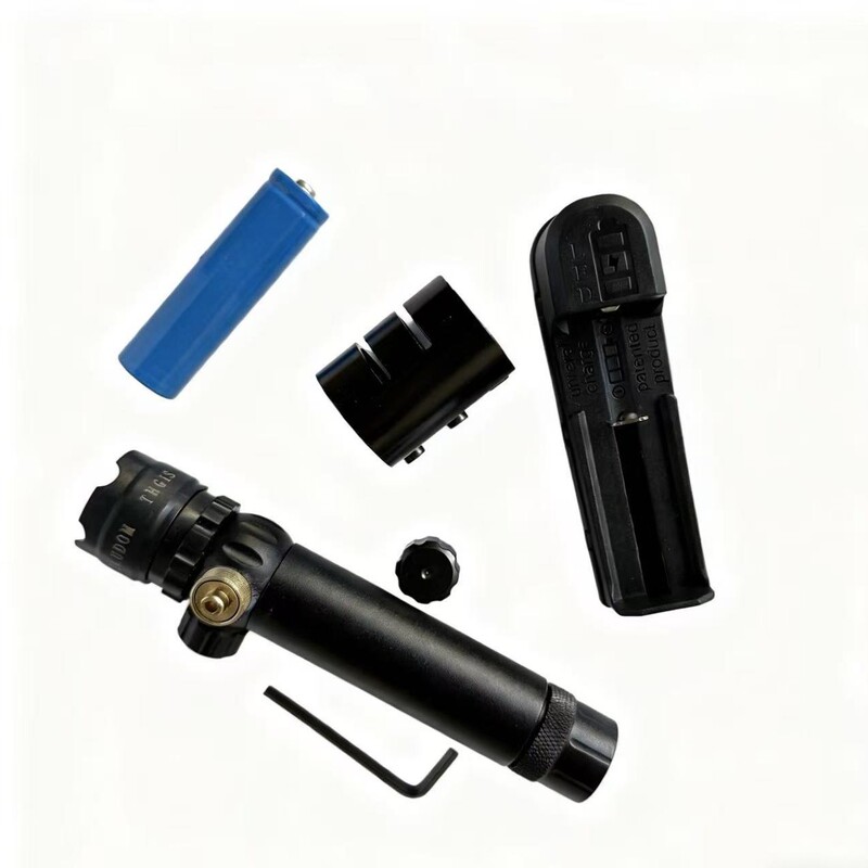 Extended Green Laser Up, Down, Left and Right Adjustment, Shock-Proof Precise Positioning Sight, Hand-Adjustable Positioner, Metal Large Green Light