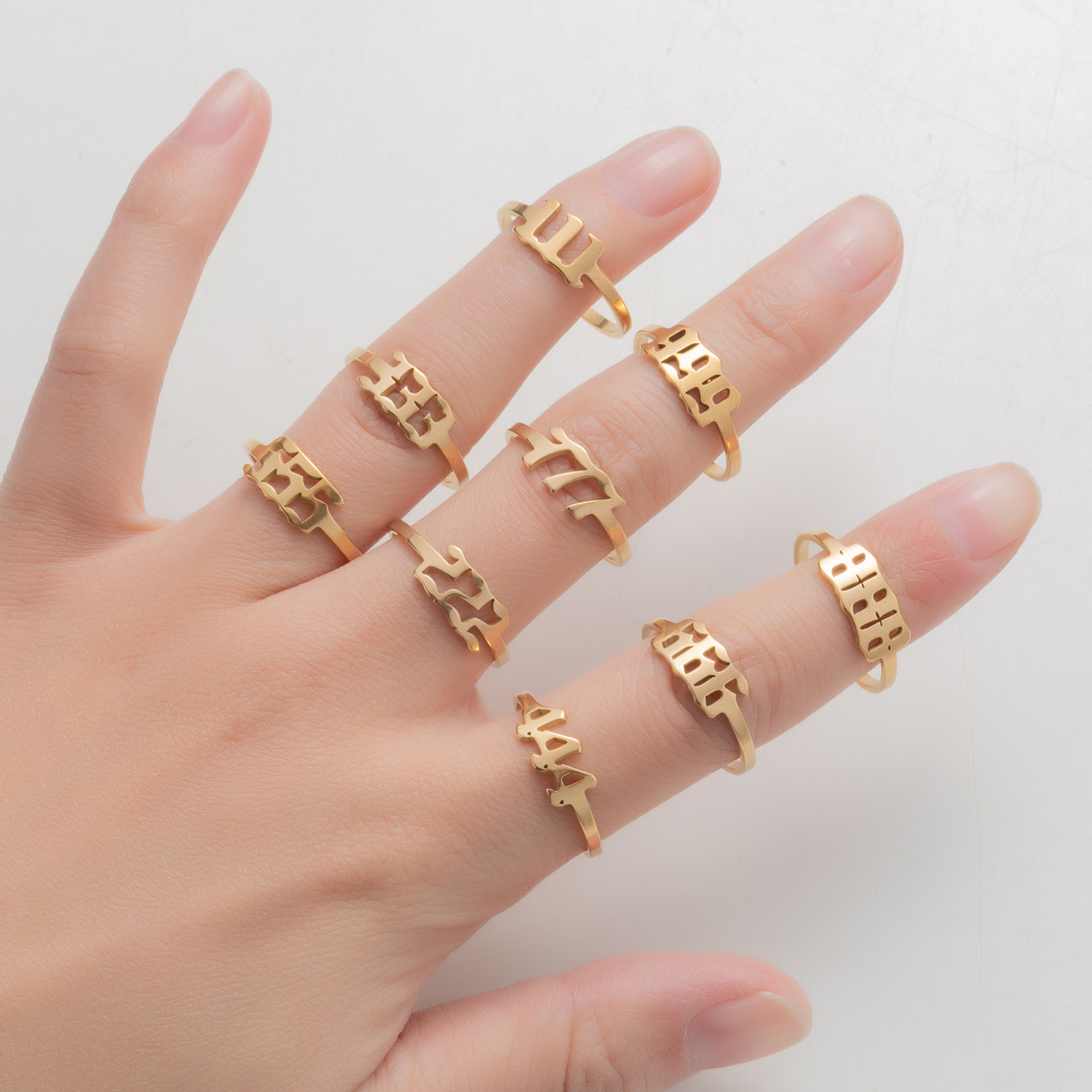 Commemorative ring stainless steel for men and women