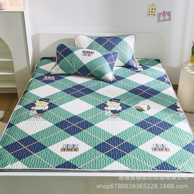 Manufactor wholesale Retail latex summer sleeping mat thickening activity printing Can be equipped with packing wechat Business live broadcast One piece On behalf of gift