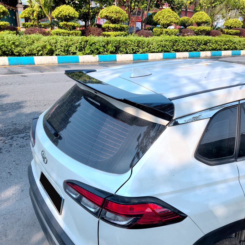Suitable for 2022-2025 Toyota Landa Tail Wing Corolla Cross Sharp Modification Top Wing Fixed Wing Decoration