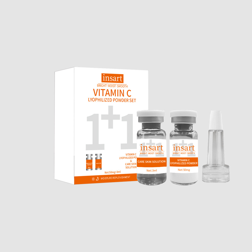Set de Polvo Liofilizado de Péptido de Cobre y Colágeno, Hidratante, para Cuidado Facial