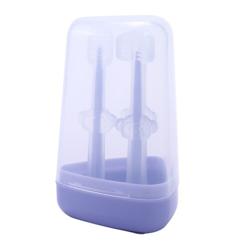 Pet Silicone Small Toothbrush and Toothpaste Set, Cat Teeth Cleaning Special for Dogs and Small Dogs, Can Remove Bad Breath and Eatable