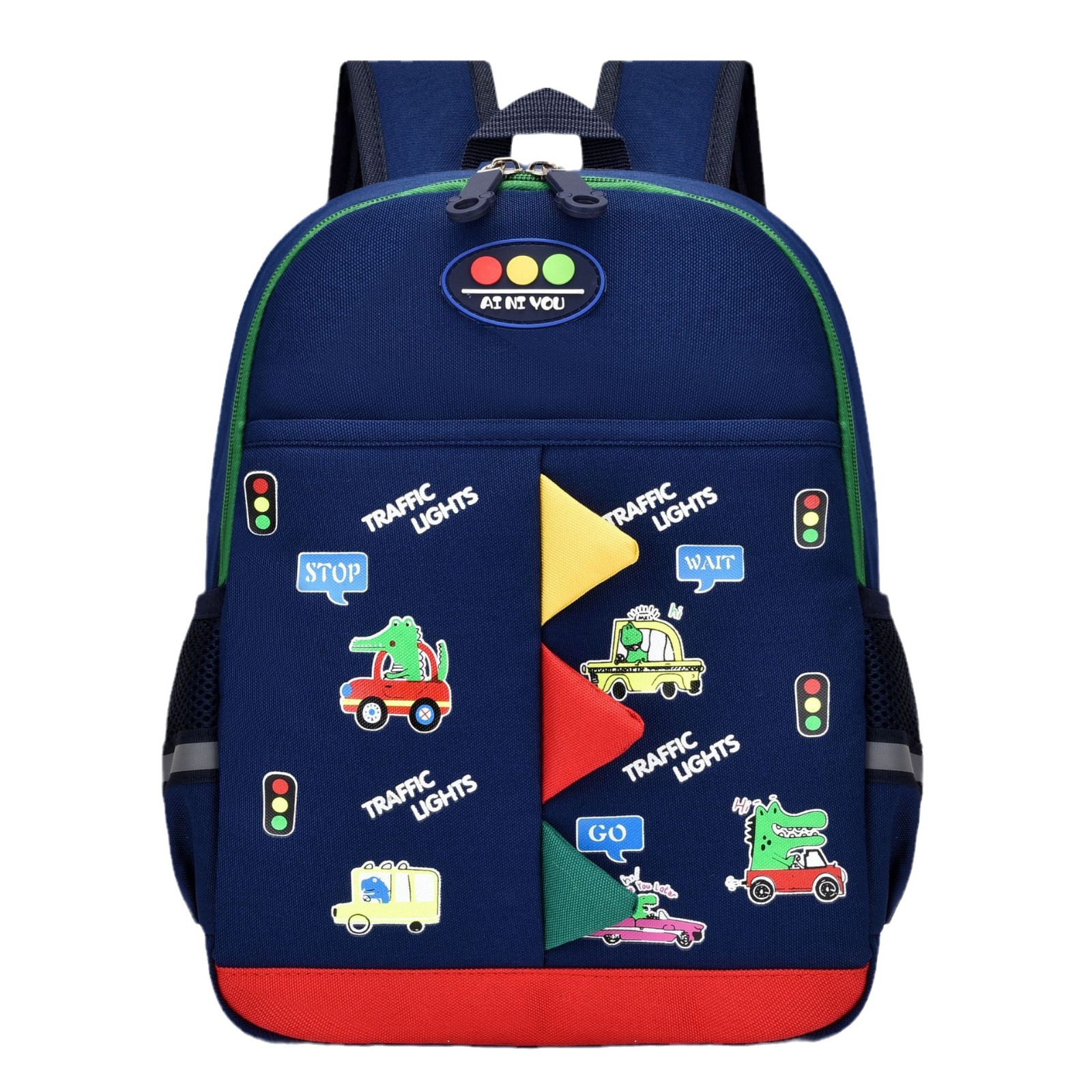 Comercio exterior nueva mochila tridimensional para niños de dibujos animados lindo mochila reducción de la carga protección de la columna vertebral escuela primaria estudiante mochila