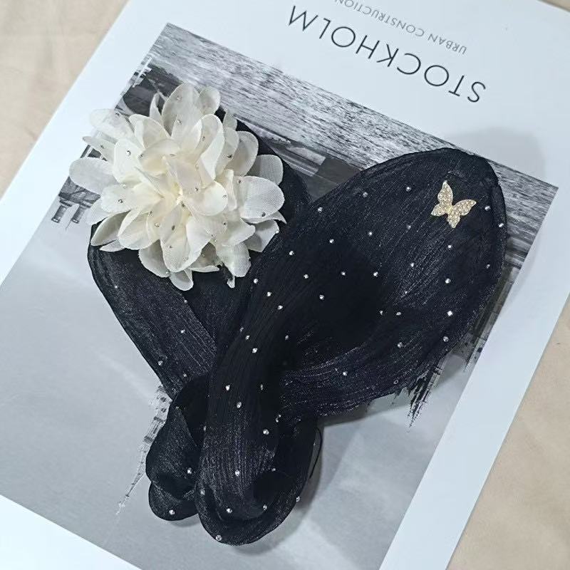 Perezoso pellizco de cabello bola de cabello de cabeza máquina de torsión clip de cabello simple con brotes de cabello adornamiento para el cabello tarjeta de cabello mujer