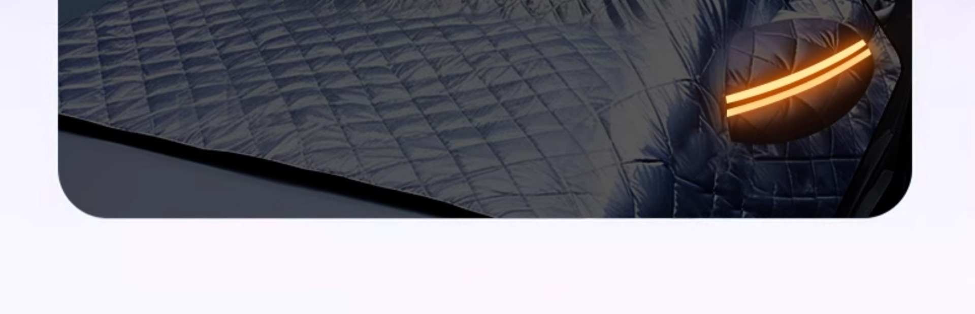 Car Snow Cover Front Windshield Anti-Freeze Cover Windshield Snow Cover Anti-Frost Cover Cloth Winter Snow-Proof Thickeneded Winter