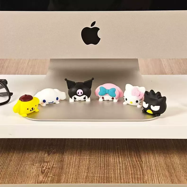 Супер милые маленькие украшения для центральной консоли Sanrio Kuromi, сделай сам, чашка для воды, термос, 3D стерео наклейка