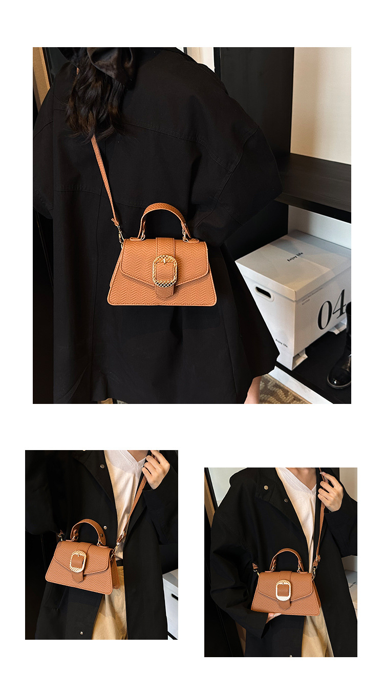 Cross-border wholesale niche design commuter crossbody bag for women 2024, fashionable and versatile women's single-shoulder armpit small square bag undefined