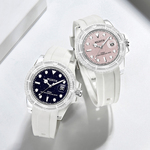 跨境热卖款女士石英表硅胶带夜光日历防水时尚潮流腕表学生手表