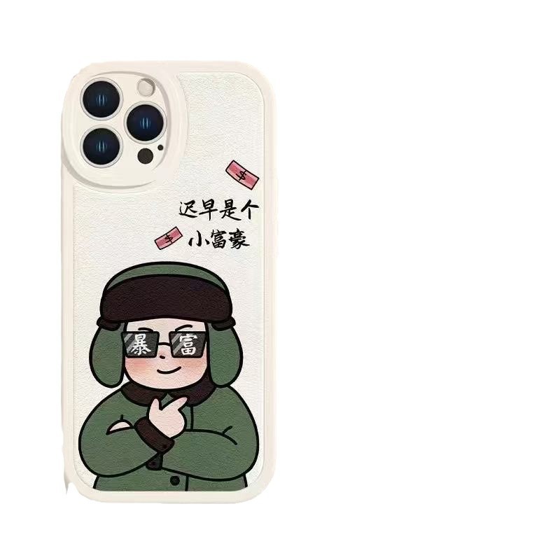 Pareja de piel de cordero para iPhone 16 estuche para teléfono móvil estilo explosivo Apple 15promax nuevo 14/13/12/x