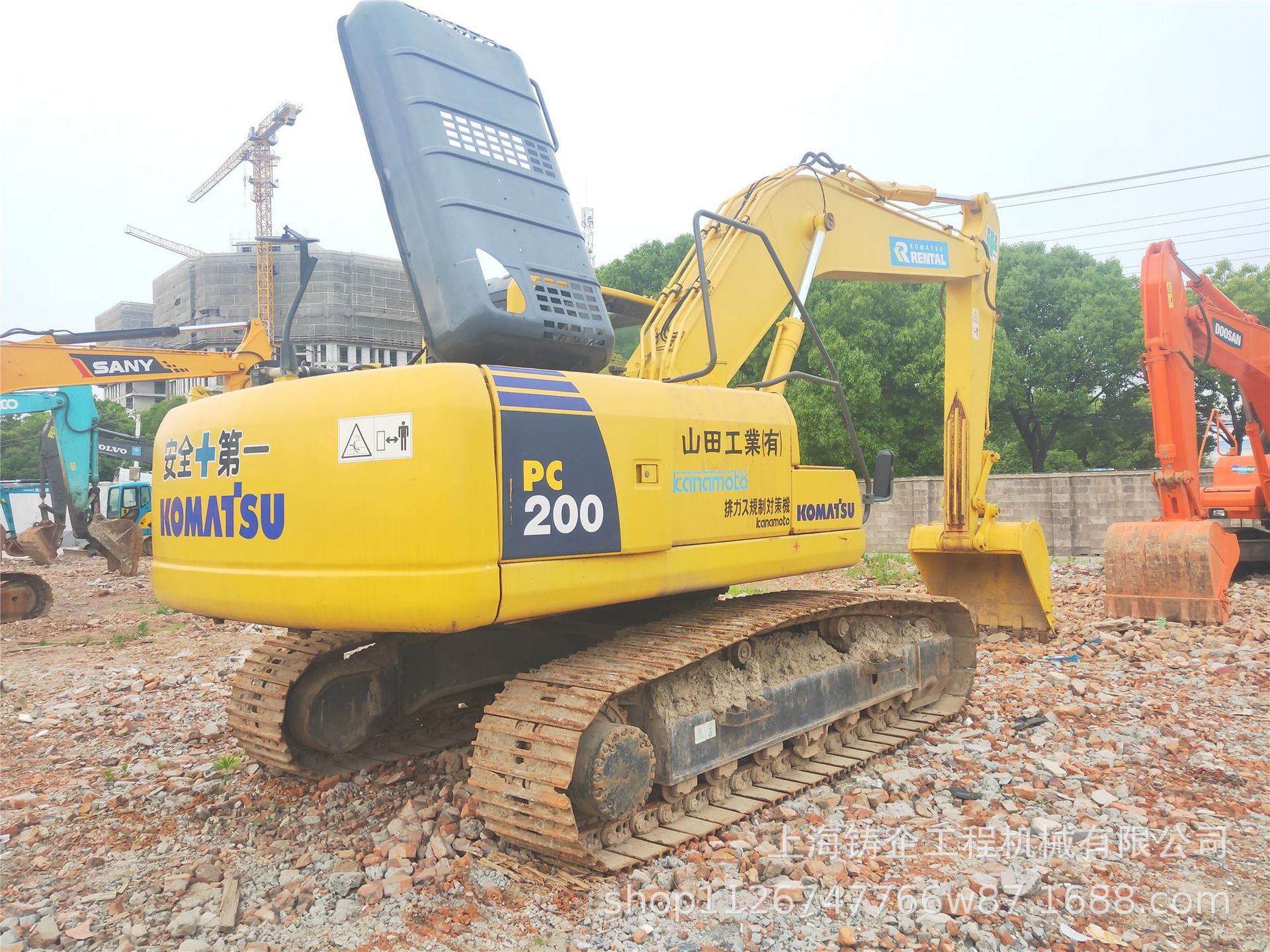 小松 挖掘机PC200-8九成新中型挖机