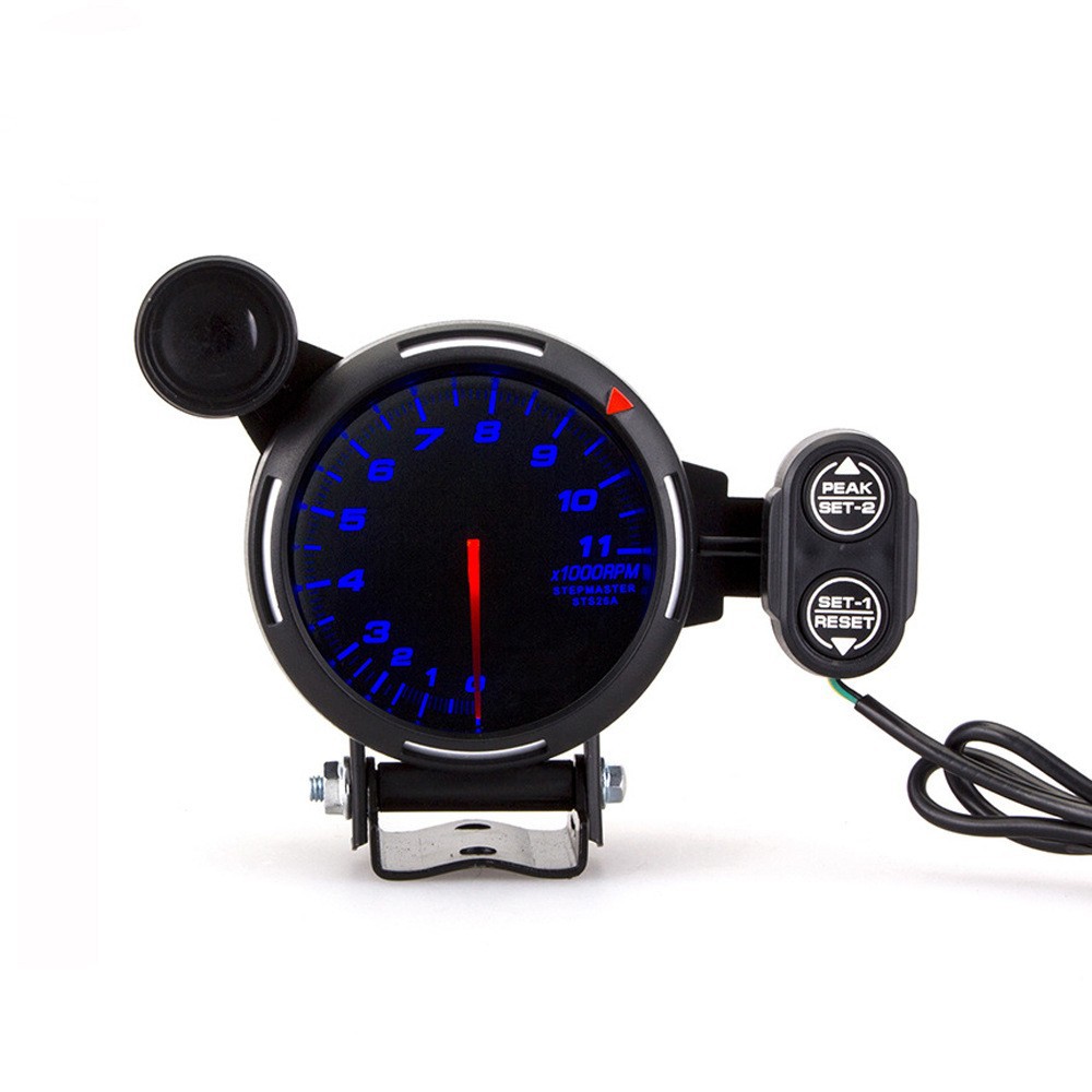 Car modification instrument 3.15-inch 80mm universal car tachometer colorful 12v Racing meter tachometer