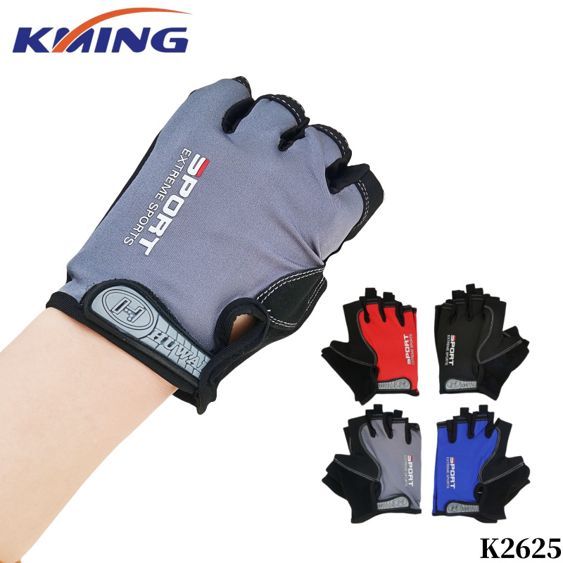 팜 패드 충격 흡수 승마 장갑 남성과 여성의 반 손가락 장갑 얇은 도로 자전거 산악 자전거 오토바이 승마 장갑 통기성