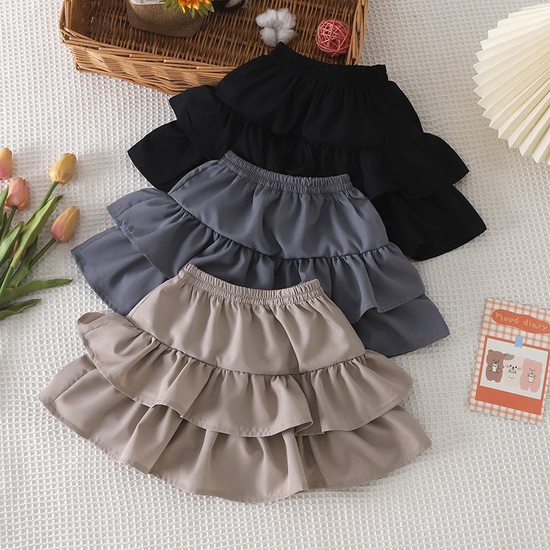 Girls Skirt Summer New Children's Sweet Cake Skirt Fashionable Tower Skirt Baby Girl Fluffy Princess Skirt
