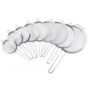 Aimanwu Baking Thickeneded Wide Edge 30 Mesh Twill Oil Grids Filter Spoon Oil Fishing Stainless Steel Colander Fine Mesh Colander