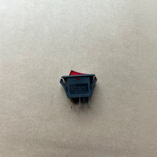 Supply Kcd3 Dual Card Slot V Cover Red Light Boat-Shaped Switch 3-Pin Boat-Shaped Power Rocker Switch for Small Household Appliances