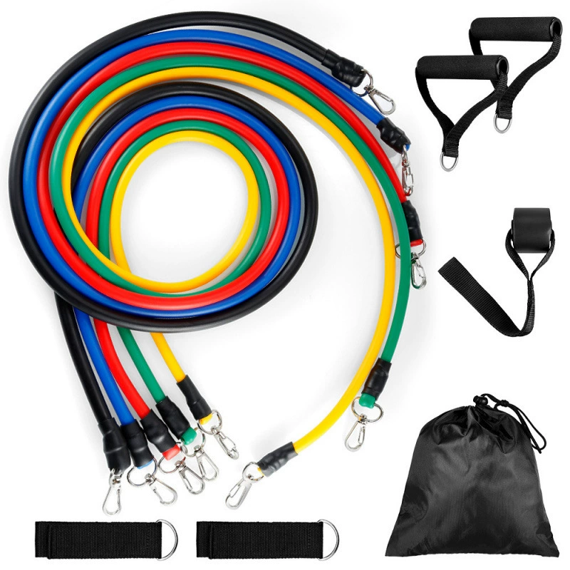 11 комплектов натягающий трос TPR комплект натягающий трос для фитнеса натягающий трос набор CG883