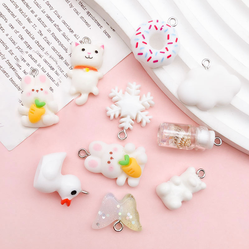 10 Piezas/Paquete 10-30mm Aleación Animal Oso Caramelo Colgante display picture 1