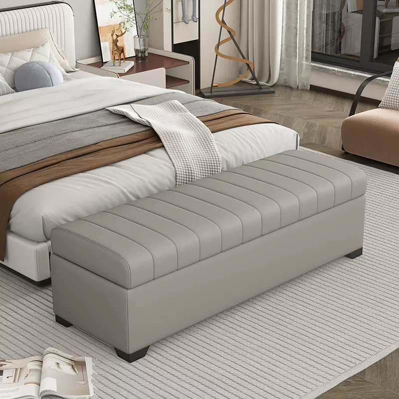 卧室床尾凳客厅长条皮沙发凳商场服装店休息凳入户门口储物换鞋凳