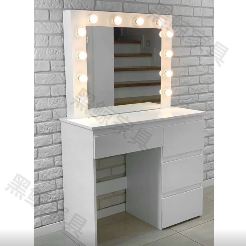 热销Amazon板式家具欧美外贸跨境卧室化妆桌货源工厂批发梳妆台