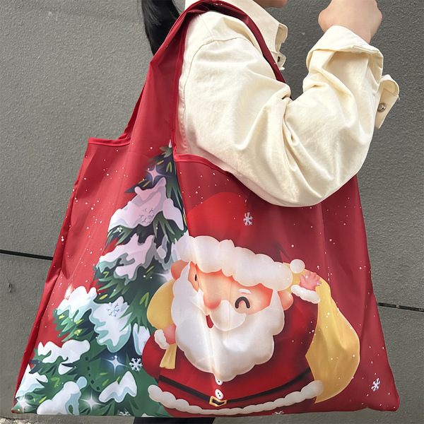 Christmas shopping bag one shoulder
