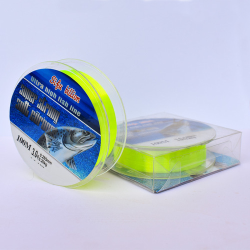 Soft fishing line main line non-coiled fishing line nylon strong pull lure nylon line fishing gear accessories