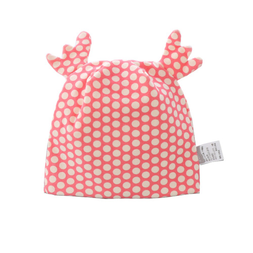 New born baby spring and autumn new hat double layer cartoon style baby confinement hat children's head protection hat