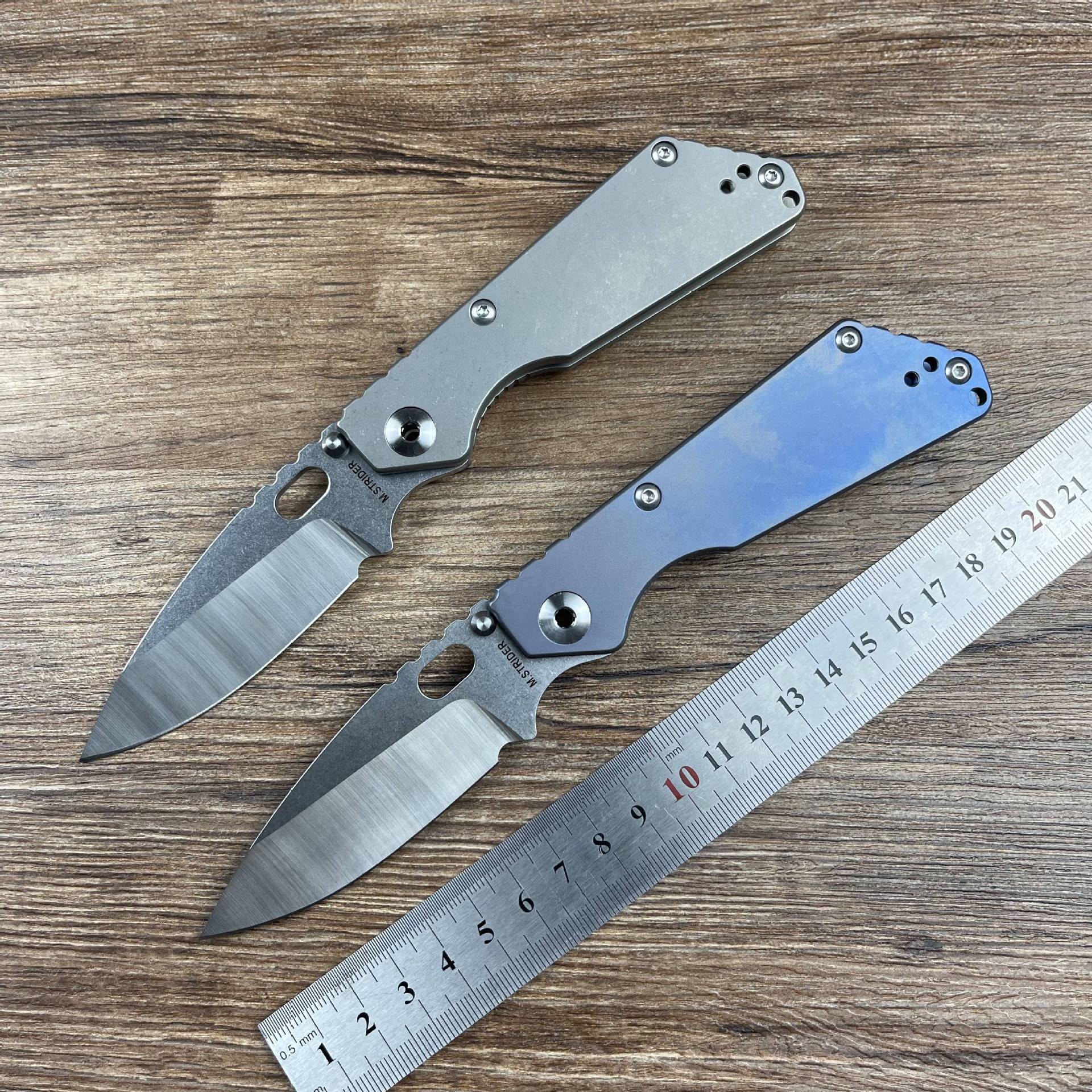 SNG 挺进者折刀CPM154刃材钛合金手柄野营生存便携口袋折叠刀EDC